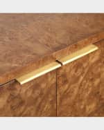Image 5 of 7: The Uttermost Co Jethro 2-Door Burl Cabinet
