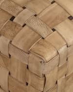 Image 2 of 3: Peninsula Home Collection Gramercy Leather Ottoman