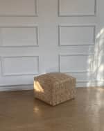 Image 3 of 3: Peninsula Home Collection Gramercy Leather Ottoman