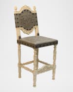 Image 1 of 4: Peninsula Home Collection Del Rey 25" Counter Stool