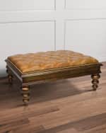 Image 2 of 3: Peninsula Home Collection Hamptons Tufted Cocktail Ottoman