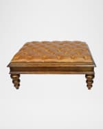 Image 3 of 3: Peninsula Home Collection Hamptons Tufted Cocktail Ottoman