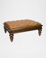 Image 1 of 3: Peninsula Home Collection Hamptons Tufted Cocktail Ottoman