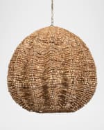 Image 2 of 4: The Uttermost Co Kauri 31" 5-Light Beaded Pendant Chandelier