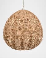 Image 3 of 4: The Uttermost Co Kauri 31" 5-Light Beaded Pendant Chandelier