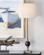 Image 2 of 5: The Uttermost Co Dempsey 35" Buffet Lamp