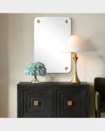 Image 2 of 5: The Uttermost Co Hamrick 36" Frameless Wall Mirror