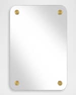 Image 1 of 5: The Uttermost Co Hamrick 36" Frameless Wall Mirror