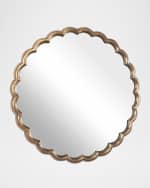 Image 2 of 3: The Uttermost Co Cerrito 34" Round Wall Mirror