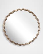 Image 1 of 3: The Uttermost Co Cerrito 34" Round Wall Mirror
