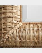 Image 4 of 4: The Uttermost Co Twisted Seagrass 36" Wall Mirror