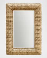 Image 1 of 4: The Uttermost Co Twisted Seagrass 36" Wall Mirror