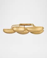 Image 1 of 6: Arteriors Theo 55" 13-Light Gold Leaf Flush Mount