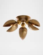 Image 1 of 6: Arteriors Inessa 24" 3-Light Flush Mount