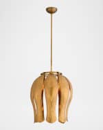 Image 3 of 6: Arteriors Judith 23" Tulip-Shaped Pendant