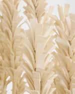 Image 5 of 6: Arteriors Kaia 39" 6-Light Coconut Shell Chandelier