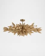 Image 4 of 6: Arteriors Kasai 37" 6-Light Convertible Semi-Flush Mount