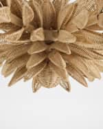 Image 5 of 6: Arteriors Kasai 37" 6-Light Convertible Semi-Flush Mount