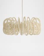 Image 3 of 6: Arteriors Keely 36" 6-Light Chandelier