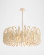 Image 4 of 6: Arteriors Keely 36" 6-Light Chandelier