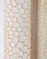 Image 5 of 6: Arteriors Indo 56" Mango Wood Wall Mirror