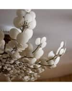 Image 2 of 6: Arteriors Bilal 38" 3-Light Coconut Shell Flush Mount