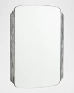 Image 3 of 6: Arteriors Iyla 45" Bone Wall Mirror