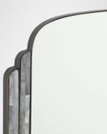 Image 4 of 6: Arteriors Iyla 45" Bone Wall Mirror