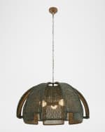Image 4 of 6: Arteriors Kamari 36" 3-Light Chandelier