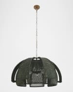 Image 1 of 6: Arteriors Kamari 36" 3-Light Chandelier