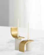 Image 4 of 6: Arteriors Ivanna Candleholders, Set of 2