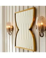 Image 2 of 6: Arteriors Jocelyn 30" Cinched Wall Mirror