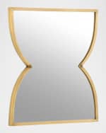 Image 3 of 6: Arteriors Jocelyn 30" Cinched Wall Mirror