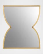Image 1 of 6: Arteriors Jocelyn 30" Cinched Wall Mirror