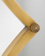 Image 5 of 6: Arteriors Jocelyn 30" Cinched Wall Mirror