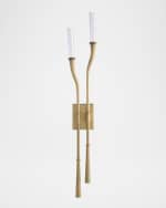 Image 4 of 6: Arteriors Italo 39" 2-Light Wall Sconce
