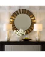 Image 2 of 6: Arteriors Kelby Wall Mirror, 48" Round