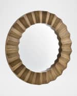 Image 3 of 6: Arteriors Kelby Wall Mirror, 48" Round
