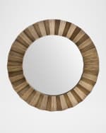 Image 1 of 6: Arteriors Kelby Wall Mirror, 48" Round