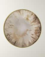 Image 1 of 3: Katherine Noble by BMC Hovland Antiqued Wall Mirror, 36" Round