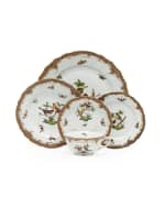Image 2 of 2: Herend Rothchilds Bird Brown Bread & Butter Plate