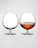 Image 2 of 3: Waterford Crystal Elegance Brandy Glasses, Set of 2