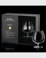 Image 3 of 3: Waterford Crystal Elegance Brandy Glasses, Set of 2