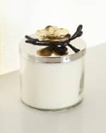 Image 2 of 4: Michael Aram 13. 5 oz. Gold Orchid Candle