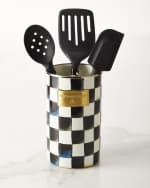 MacKenzie Childs Courtly Check Utensil Holder Horchow