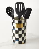 Image 2 of 2: MacKenzie-Childs Courtly Check Utensil Holder