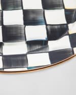 Image 3 of 8: MacKenzie-Childs Courtly Check Charger Plate