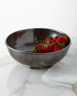Image 1 of 2: Juliska Pewter Stoneware 10" Serving Bowl