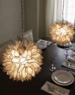 Image 2 of 3: Neiman Marcus Flower Burst 1-Light Mini Pendant