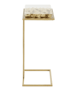 Image 5 of 5: Tommy Mitchell Gilded Gingko Cocktail Table